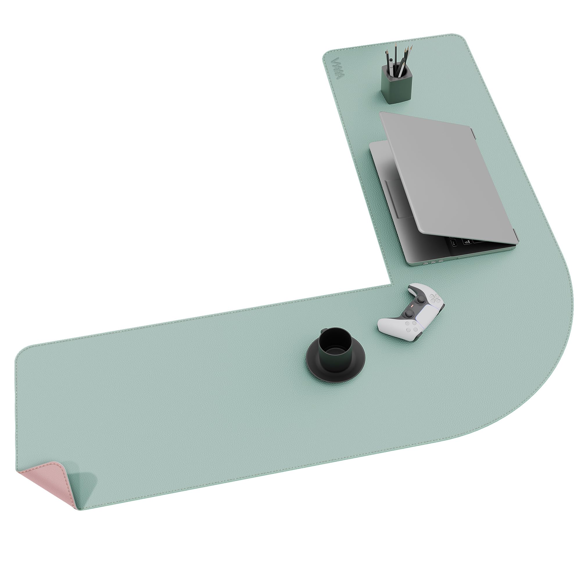 Amazon.com : Vyaaa L Shaped Desk Mat, (39.4