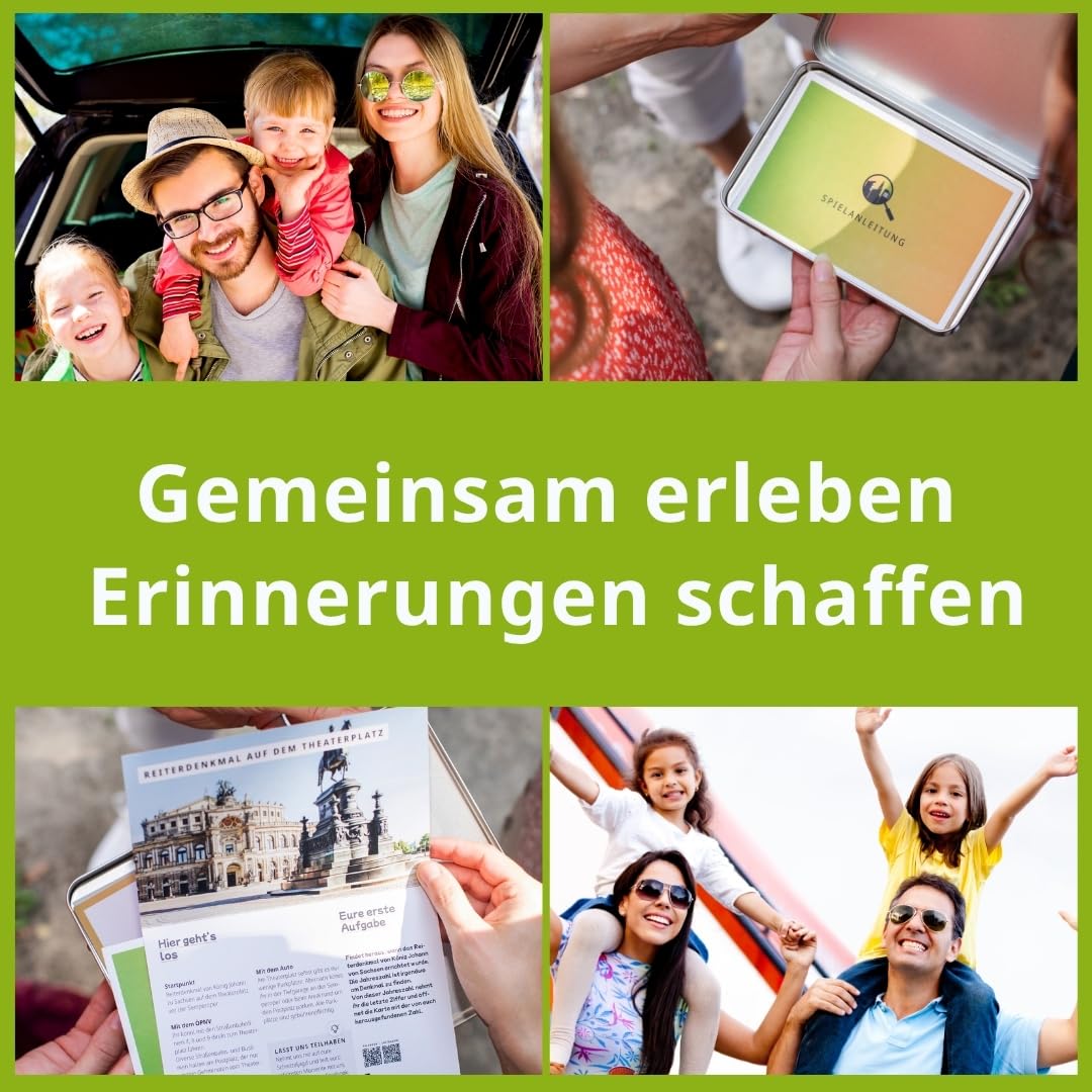 Stadtspiel Schnitzeljagd Dresden Altstadt - Entdeckertour | Stadtrallye durch die Dresdner Altstadt – Erlebnisgeschenk für Touristen & Einheimische, Teamevents