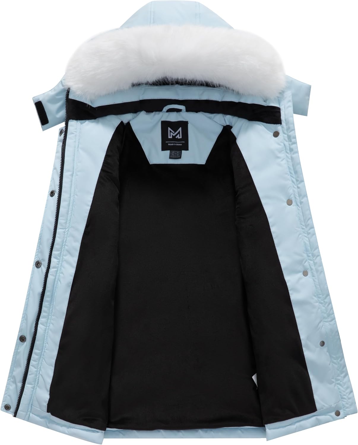GGleaf Girls' Winter Coat Insulated Long Quilted Puffer Jacket Snow Parka