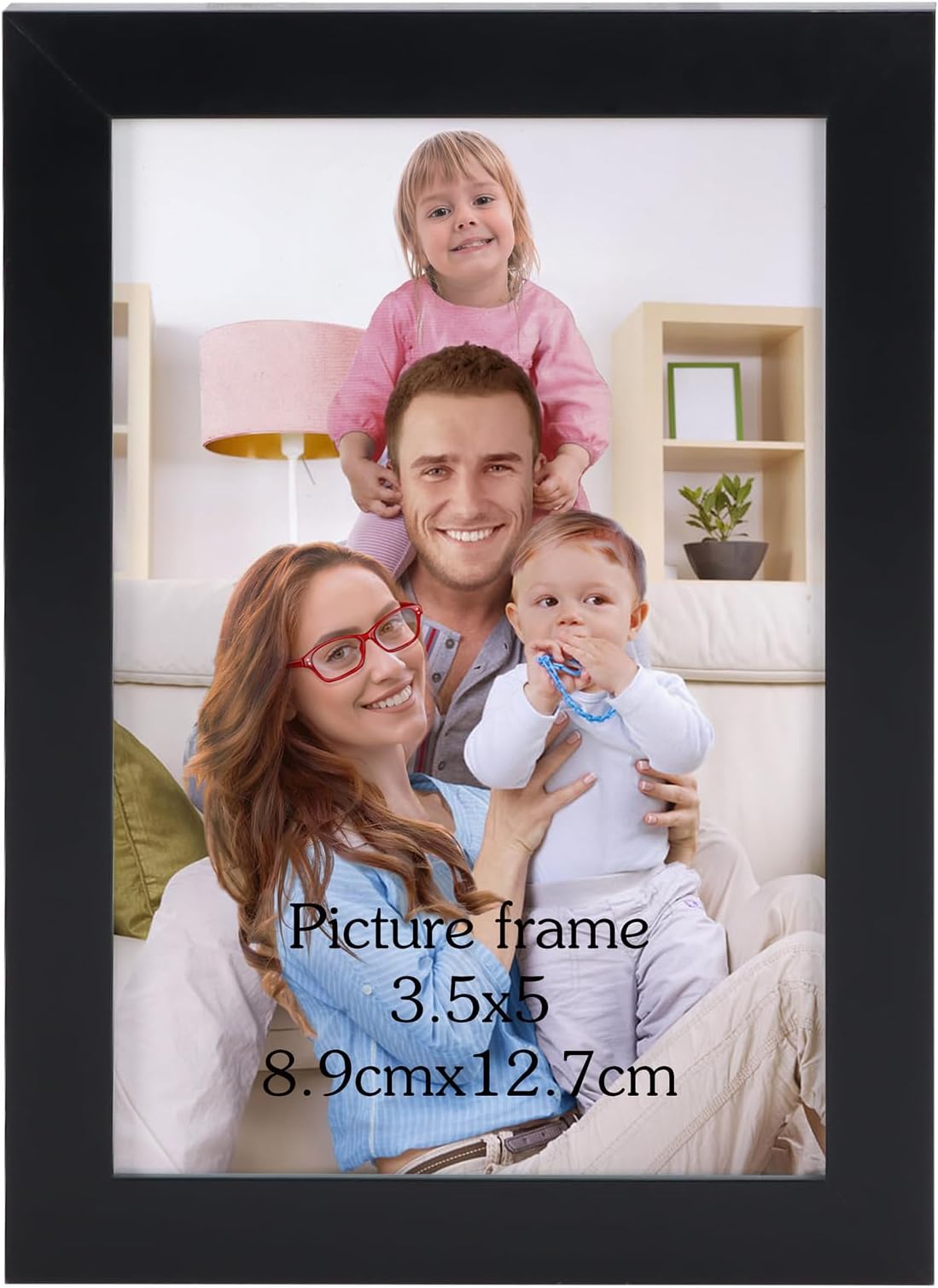 Giftgarden Frame 9 x 13, Black PVC Frame, Wall or Table Frame, Home Decoration, 1 Piece