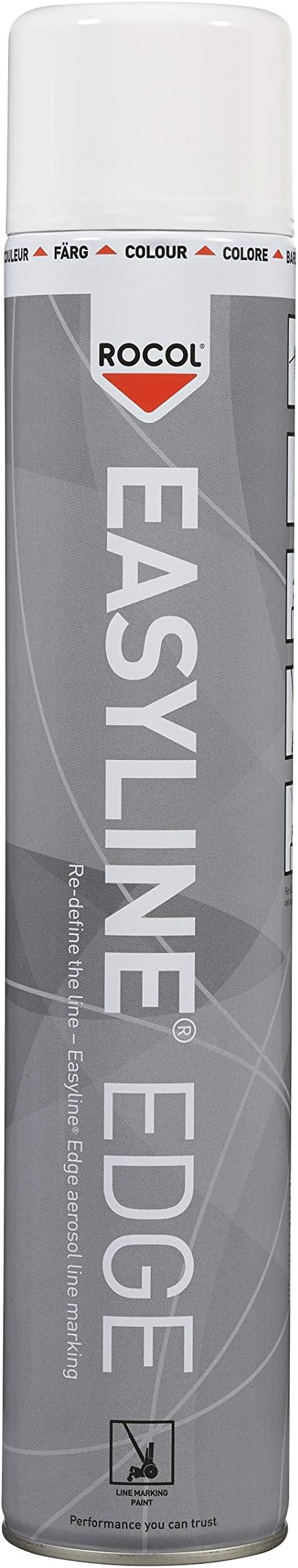 Rocol Easyline Edge Line Marking Paint White