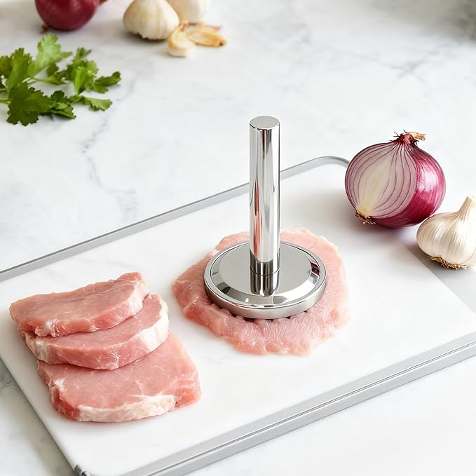 Martillo Ablandador de Carne Acero Inoxidable miniatura 6