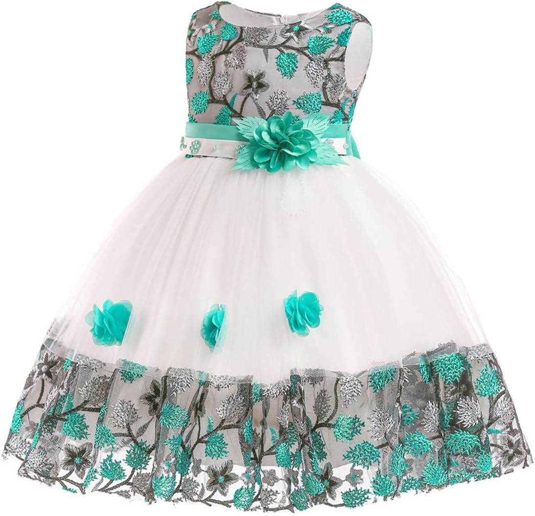 12M-8T Toddler Pageant Flower Girl Lace Dress Little Girls Party Wedding Formal Dresses