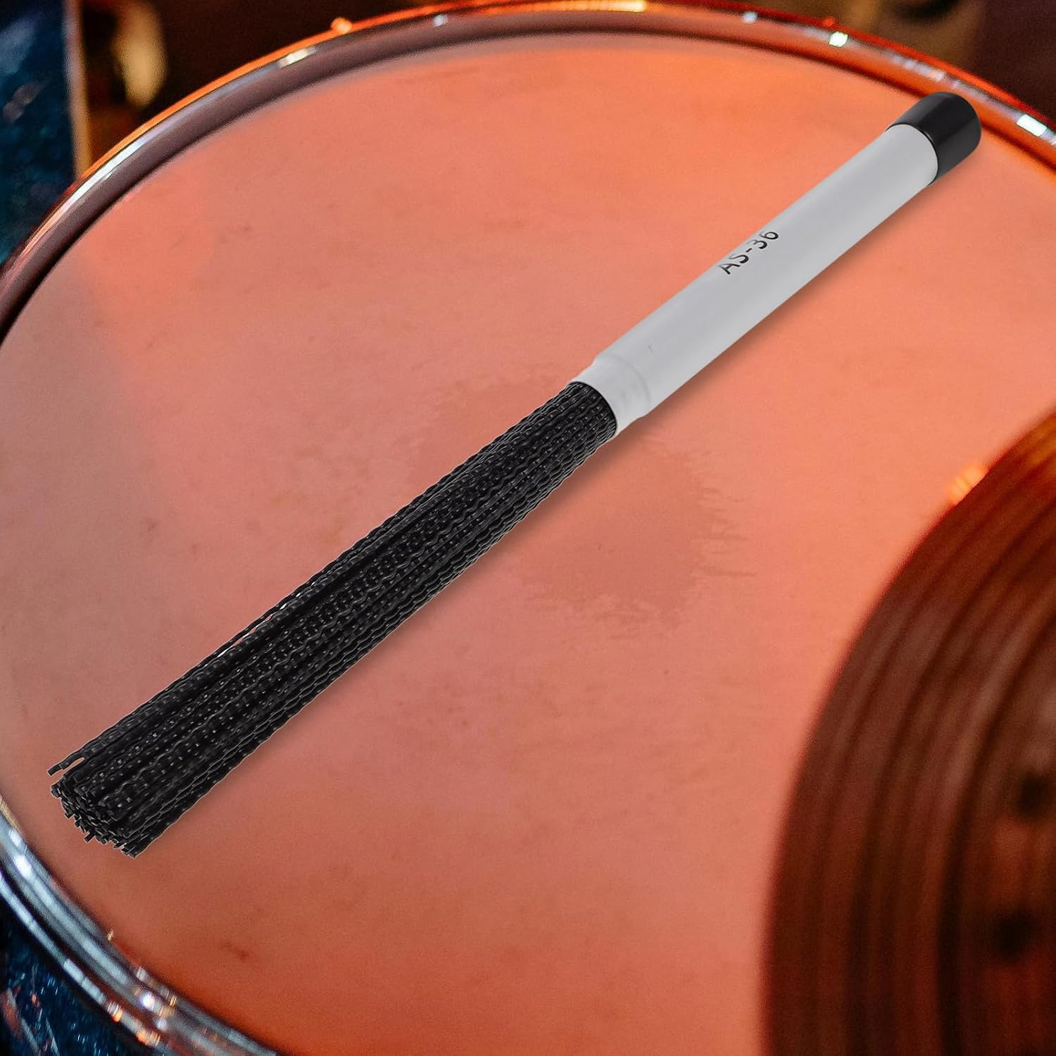 Nylon Drum Brushes Drum Brush Tool for Jazz Drumming 1 Pair High Elasticity with Abs and Nylon Material and Percussion Instruments and Beginners