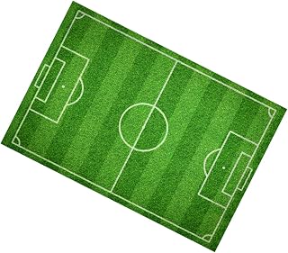 iplusmile Fußballfeld Bodenmatte Rutschfester Anti rutsch Fußmatten Aufkleber Kreative Dekoration für Eingang und Wohnzimmer Strapazierfähig Waschbar Sicherer Halt