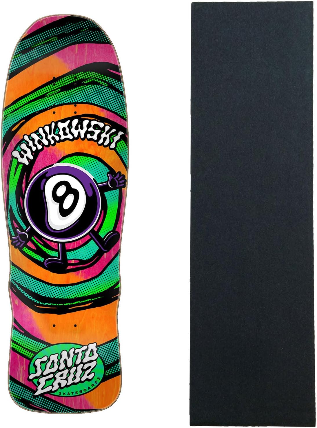 Santa Cruz Skateboard Deck Winkowski Vertigo Medium 9.5" x 30.05" with Grip