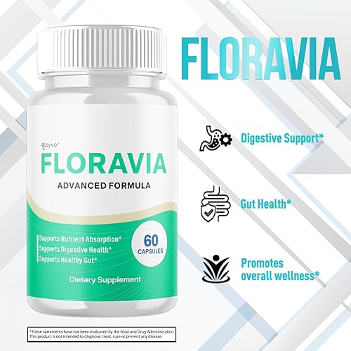 Miniatura 4 de Floravia Capsules, pastillas probióticas oficiales de Floravia con todos los ingredientes naturales, píldoras de suplemento de apoyo para la salud