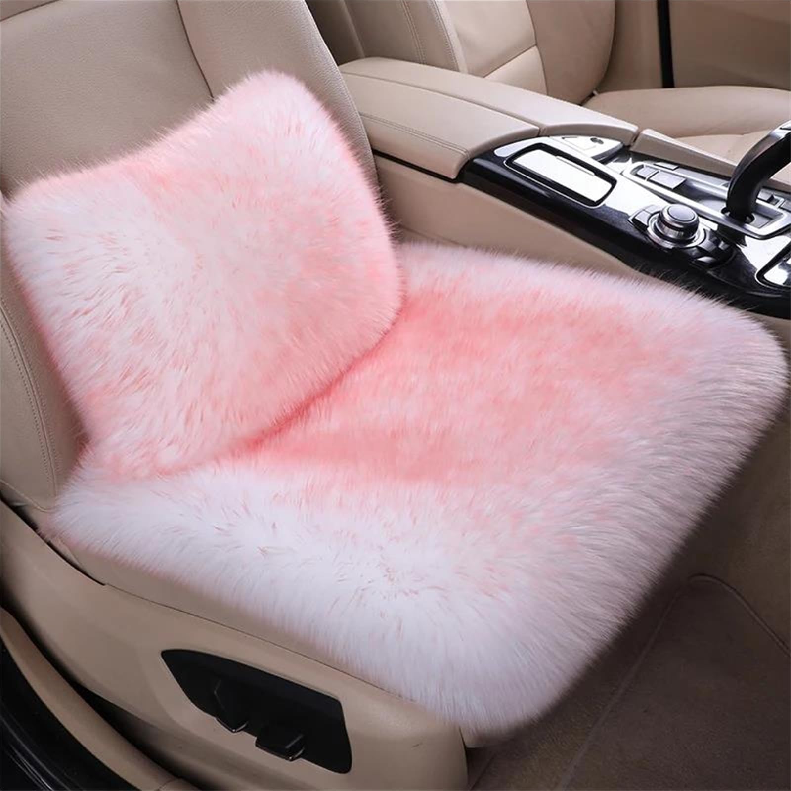 Housses de siège avant pour auto Mercedes protection coussin de siège rose 2 pièces