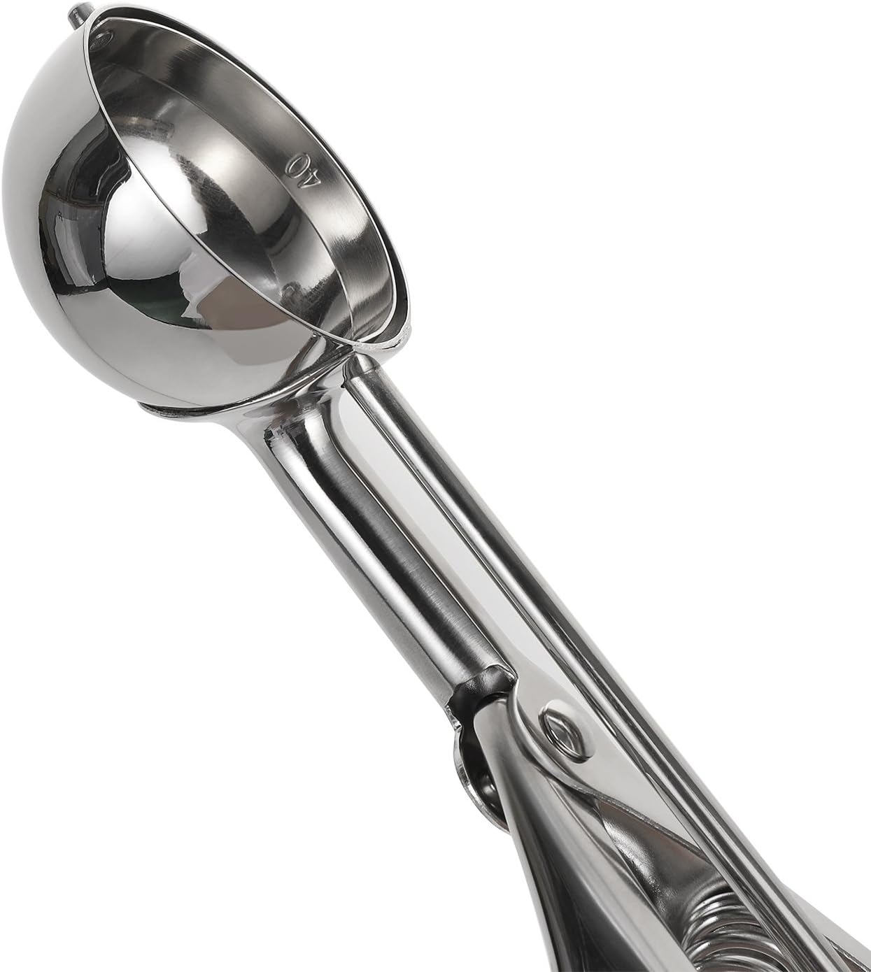 Hiware 18/8 Stainless Steel Cookie Scoop for Baking - Medium Size - Durable Cookie Dough Scooper - 1 1/2 Tbsp