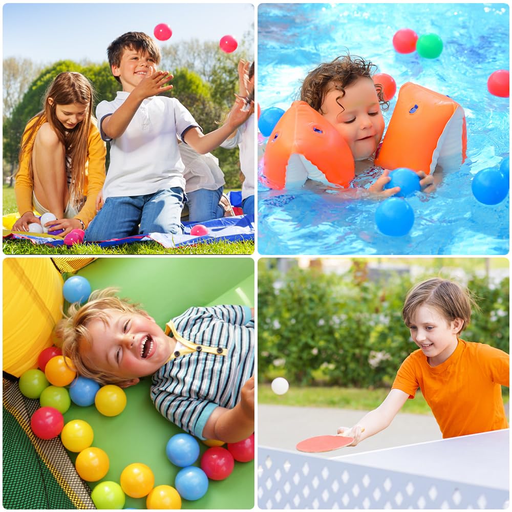 Balles de Ping Pong 40 mm 50 Pièces Mizikuu pour Entraînement Décoration Fête