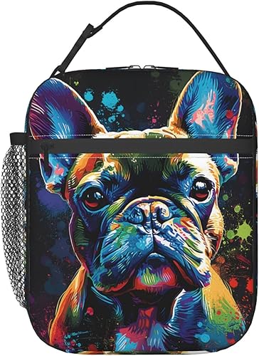 Miniatura 9 de Linda lonchera para perros para niños, bolsa aislada para cachorros para estudiantes, amantes de las mascotas, reutilizable, aislamiento térmico