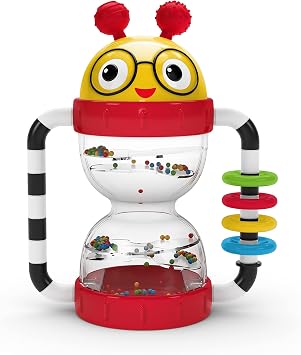 Baby Einstein Cals Sensory Shake-up Developmental Activity Rattle Toy, BPA Free, for Infants Ages 3 Months and up