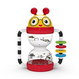 Baby Einstein Cals Sensory Shake-up Developmental Activity Rattle Toy, BPA Free, for Infants Ages 3 Months and up