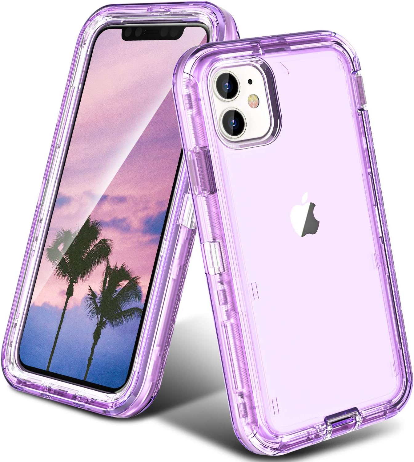 Case Compatible with iPhone 11, Heavy Duty Shockproof Anti-Fall Clear case