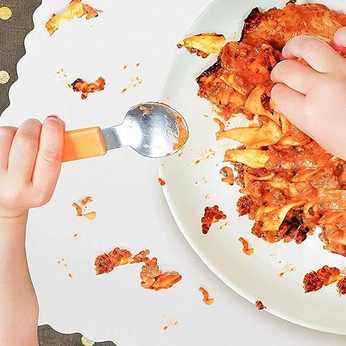 Miniatura 3 de Manteles individuales desechables de papel  Premium, paquete de 100 manteles individuales con borde festoneado blanco, tamaño perfecto 10 x 14