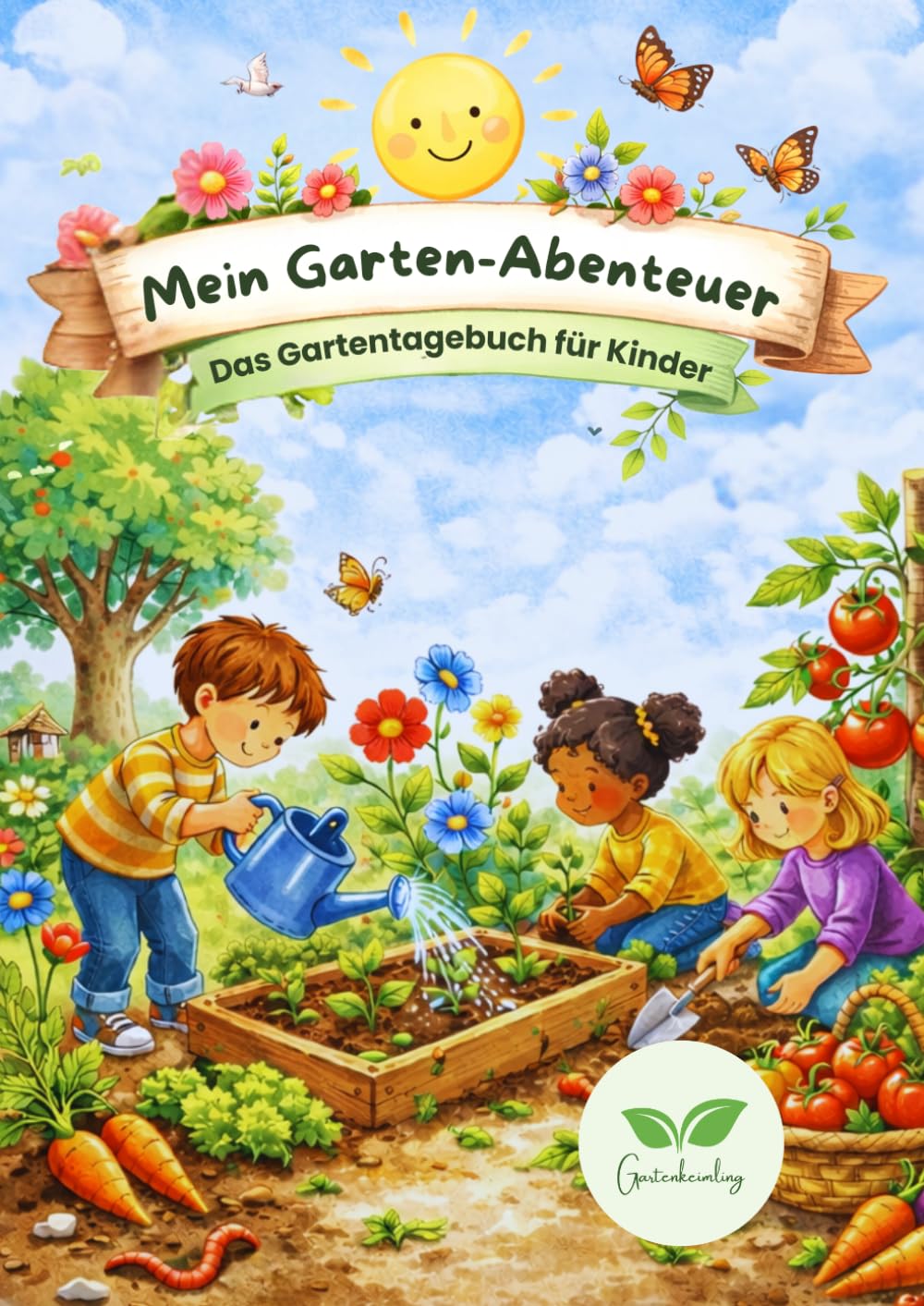 Mein Gartenabenteuer: Das große Gartentagebuch zum Mitmachen & Entdecken