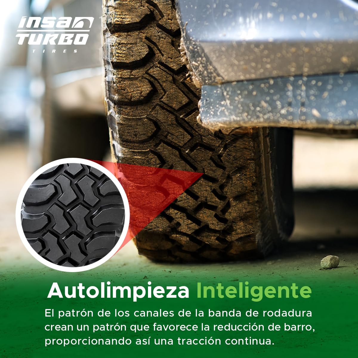 Neumático Dakar MT 4x4 - Todoterreno - Neumático de Verano - Excelente Tracción Off Road - Insa Turbo