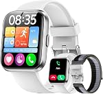 Quican Smart Watch (Android & iPhones), 1.8" HD Alexa Built-in Smart Wacthes for Women Men with Heart Rate Monitor, Sleep/Step Tracker, 120+ Sports Fitness Watch for Women, 3ATM Waterproof Sport Watch