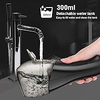 Vista 5 de H2ofloss Irrigador dental portátil con 5 modos, 6 puntas de chorro reemplazables, limpiador de dientes impermeable recargable para el hogar