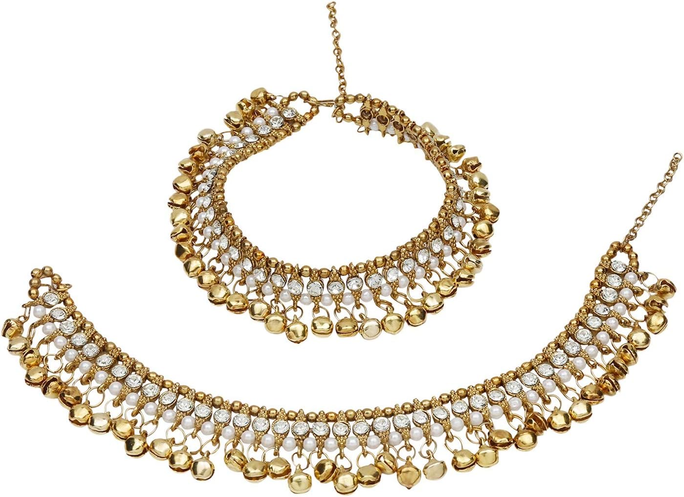Indian Anklets Bridal Payal Ghungroo Jhanjara Bells Ankle Bracelet