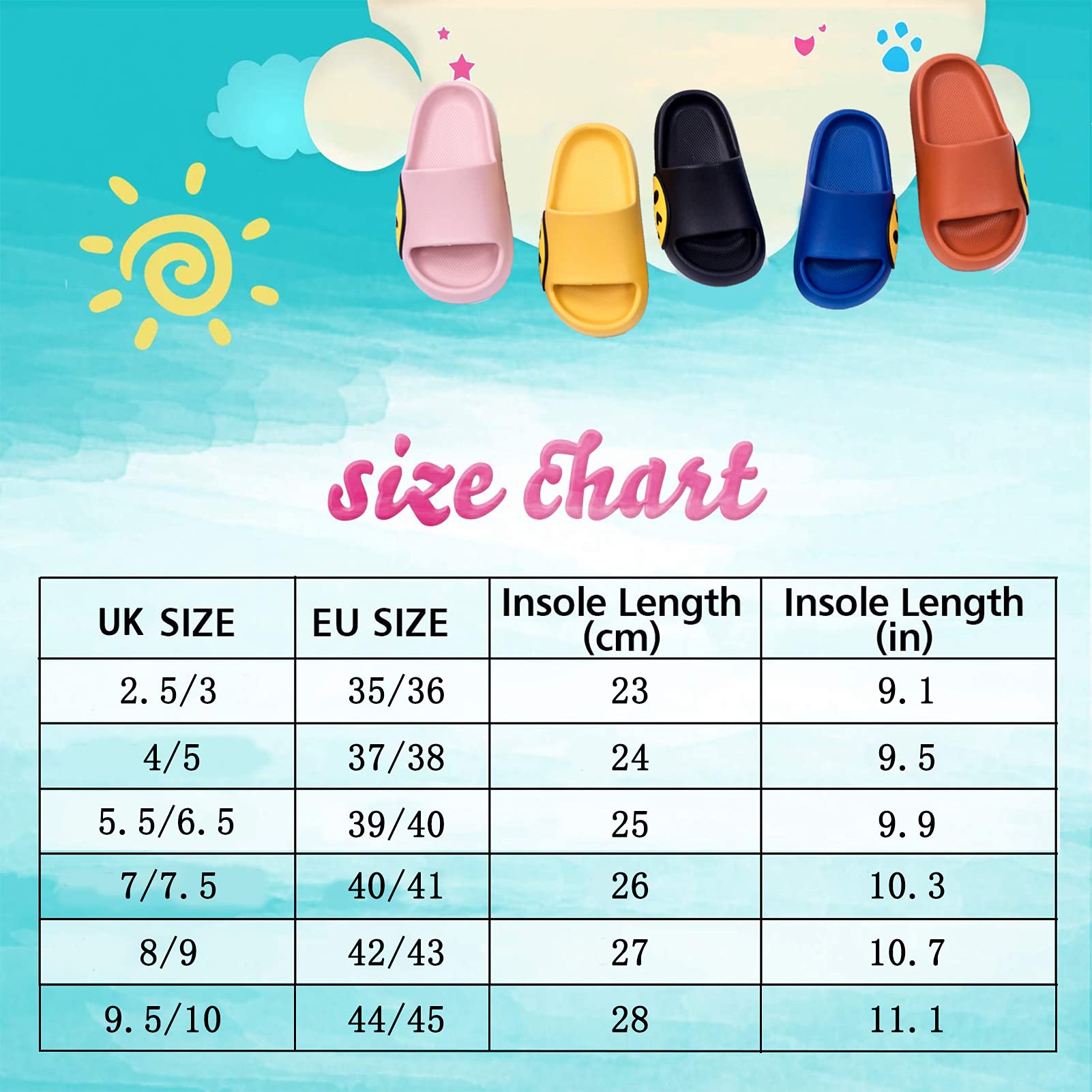 Waysoland Ciabatte donna uomo estive da Spiaggia Sandali,Ciabatte Morbide per bambini bagno,Doccia,pantofole antiscivolo infradito per interni ed esterni