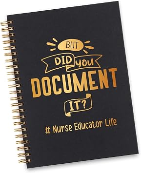 Nurse Educator Spiral Notebook, Nurse Educator Gifts for Women, Funny Nurse Educator Gifts, Nurse Educator Life Gag Office Supplies Appreciation Thank You Gifts Spiral Notebooks WA6