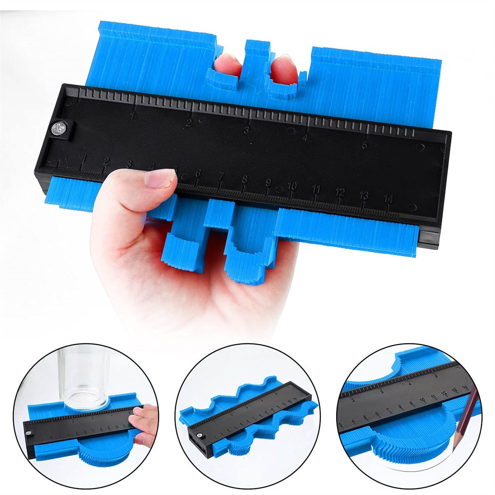 Duplicatore Regolabile A Forma Di Contorno, Righello Di Profilo Per - Foto 6