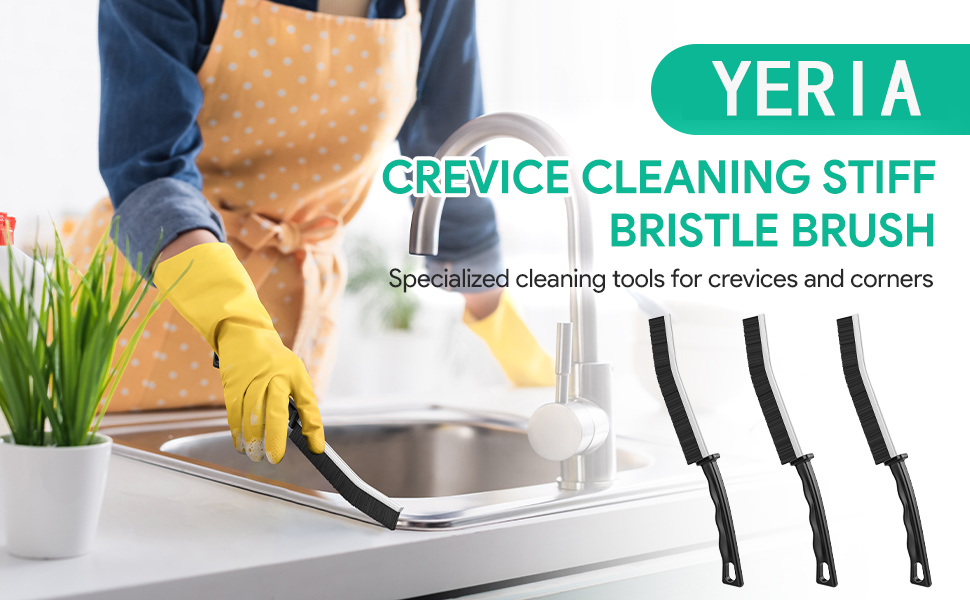 Set 3 Spazzole Per Pulizia Angoli Con Setole Dure - Per Fughe, Finestre E Lavelli - Foto 10