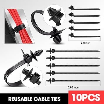 DNA Motoring 620pcs Car Push Retainer Clips, Plastic Bumper Clip Fender Clip, Fasteners Push Retainer Kit Bumper Fender Rivets Auto Push Pin Rivets Set for Ford, GM, Chrysler, Toyota, TOOLS-00729
