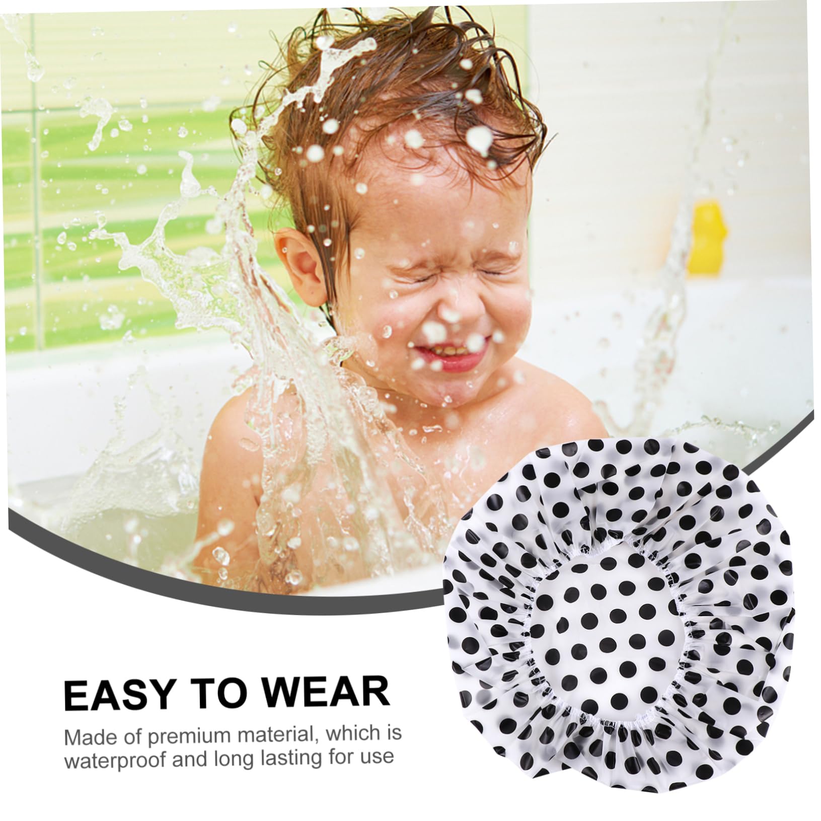 Beavorty 18piezas Gorro De Reutilizable Gorro De Baño Elástico Protección Para Cabello Sueño y Diseño Moderno