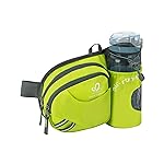 WATERFLY Fanny Pack Waist Bag: Waist Pack for Women Men with Water Bottle Holder Hiking Fanny Pack for Running Walking DogWalking Travel Cycling
