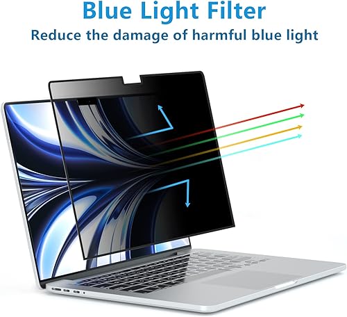 Vista 48 de FILMEXT Filtro protector de pantalla de privacidad totalmente extraíble para Microsoft Surface Pro X/Surface Pro 8, filtro antirreflejo antiespía