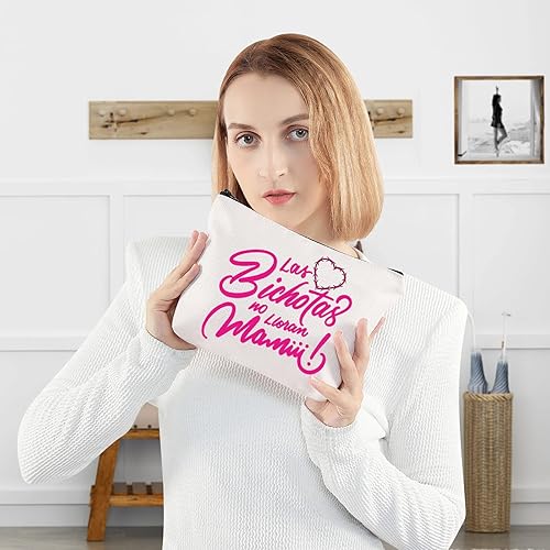 Miniatura 4 de WZMPA Bolsa de maquillaje para cosméticos de música latina inspirada en la música regalo inspirado en la música bolsa con cremallera para mujeres y