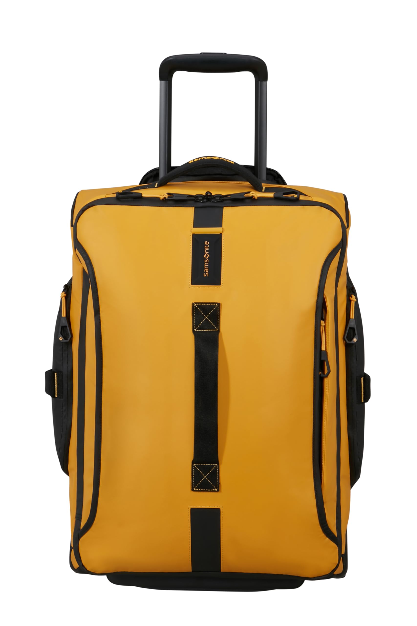 Samsonite Paradiver Light - Bolsa de Viaje con Ruedas (55 cm), Small, Equipaje de Mano, Repelente al Agua, Ligero, 48,5L, Amarillo (Yellow)