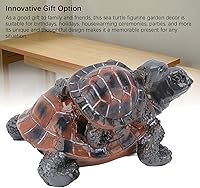 Vista 8 de Sea Turtle Ornament, Turtle Statue for Garden, Indoor Outdoor Decor, Suitable for Desktops, Gardens, Fish Tanks, Homes, Offices, Living Rooms