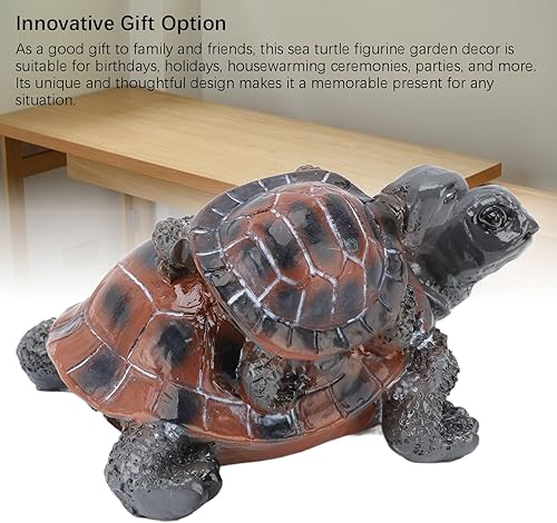 Miniatura 8 de Sea Turtle Ornament, Turtle Statue for Garden, Indoor Outdoor Decor, Suitable for Desktops, Gardens, Fish Tanks, Homes, Offices, Living Rooms,