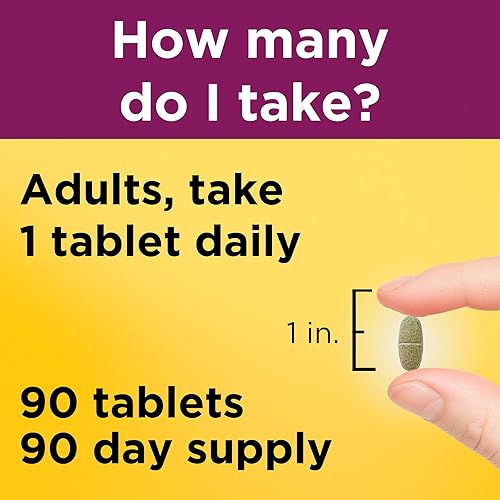 Miniatura 4 de Nature Made Multivitamínico prenatal con ácido fólico, vitamina prenatal y suplemento mineral para apoyo nutricional diario, 90 comprimidos,