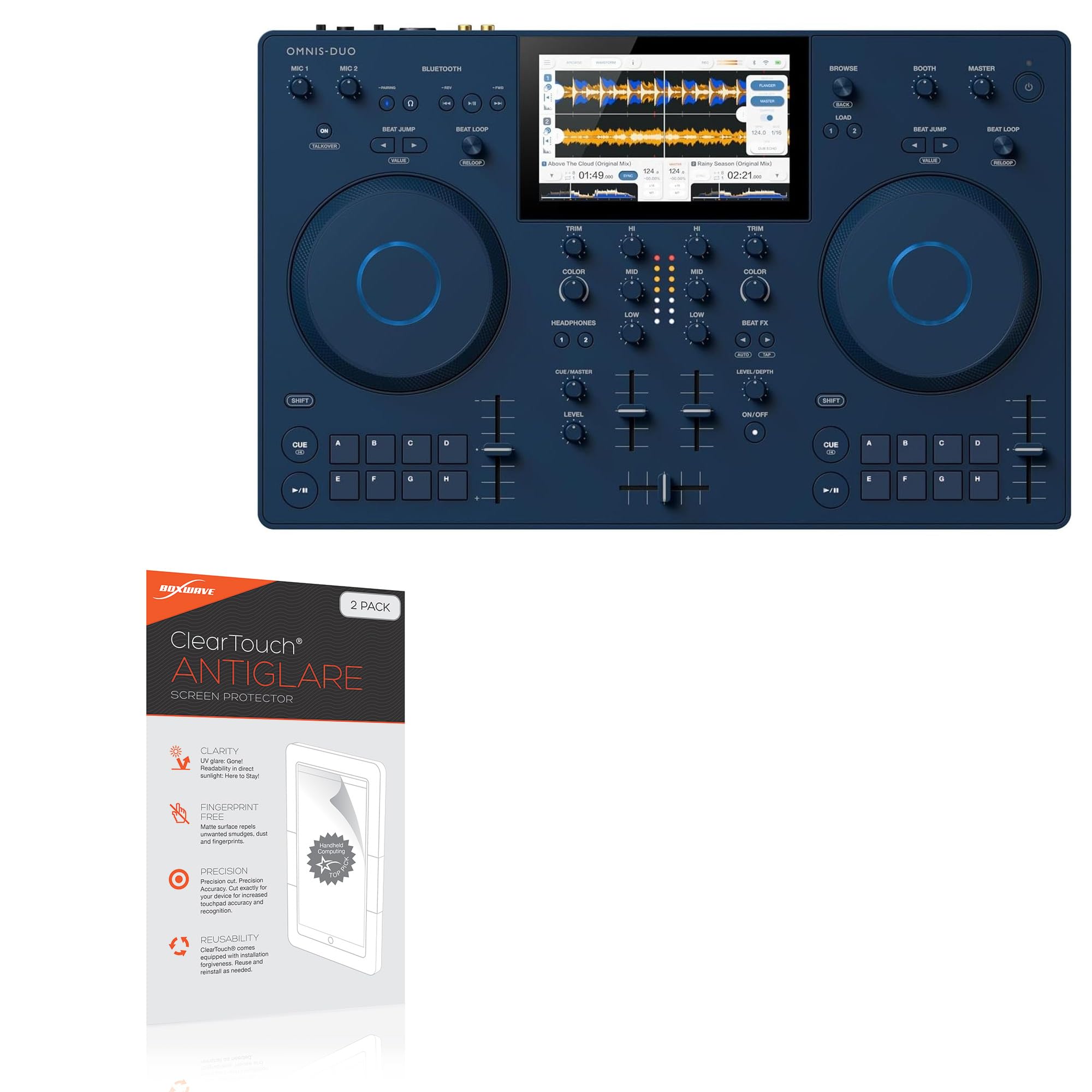 Savvies Protection Ecran Pour AlphaTheta OMNIS-Duo 6 Pièces - Film Protection Ultra Clair