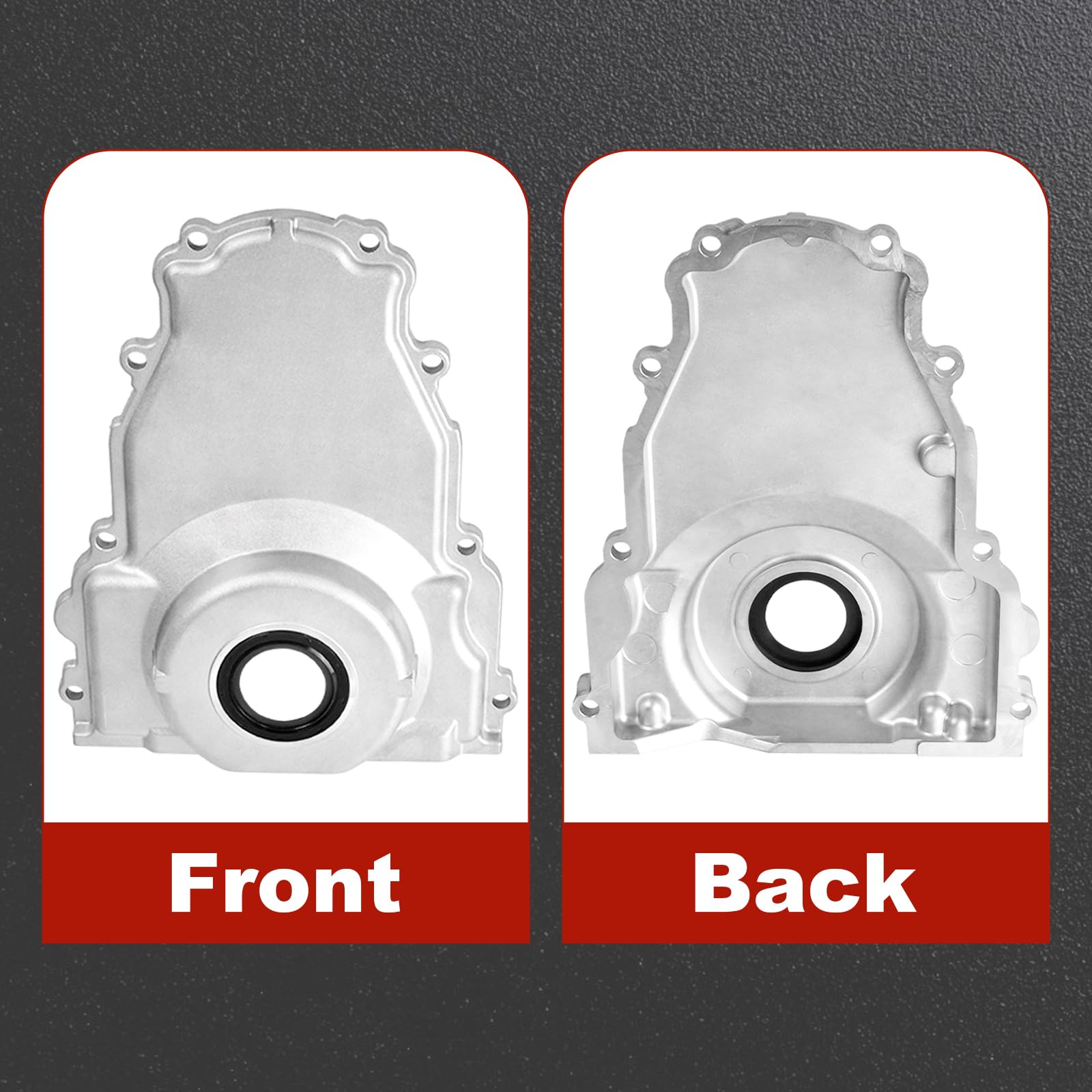 LS Engine Front Timing Cover Kit With Gasket & Bolts - Fits GM 4.8L 5.3L 6.0L 6.2L Non-VVT (Part 12633906) - View #9