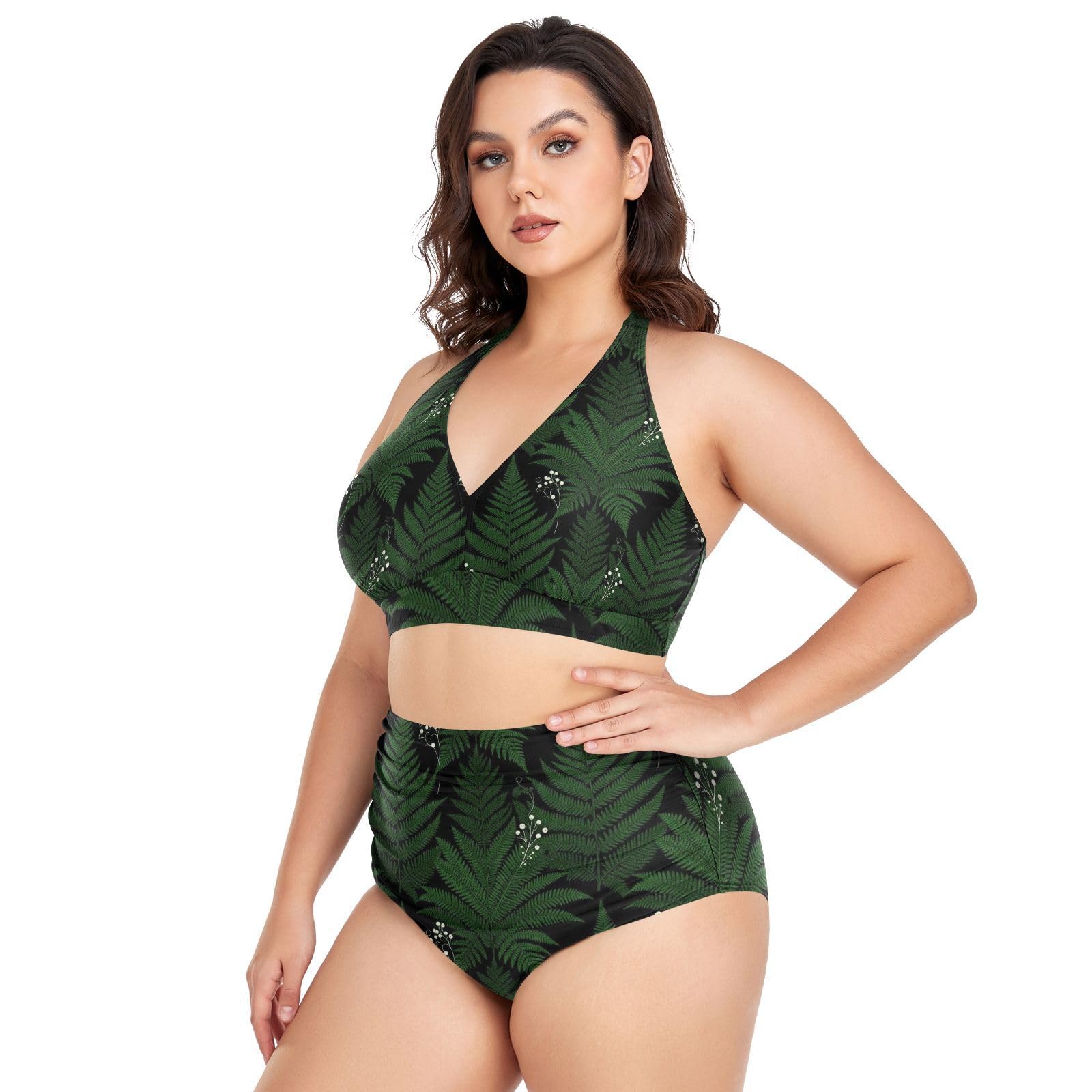 FRODOTGV Costumi da bagno da donna curvy, da L a 4XL