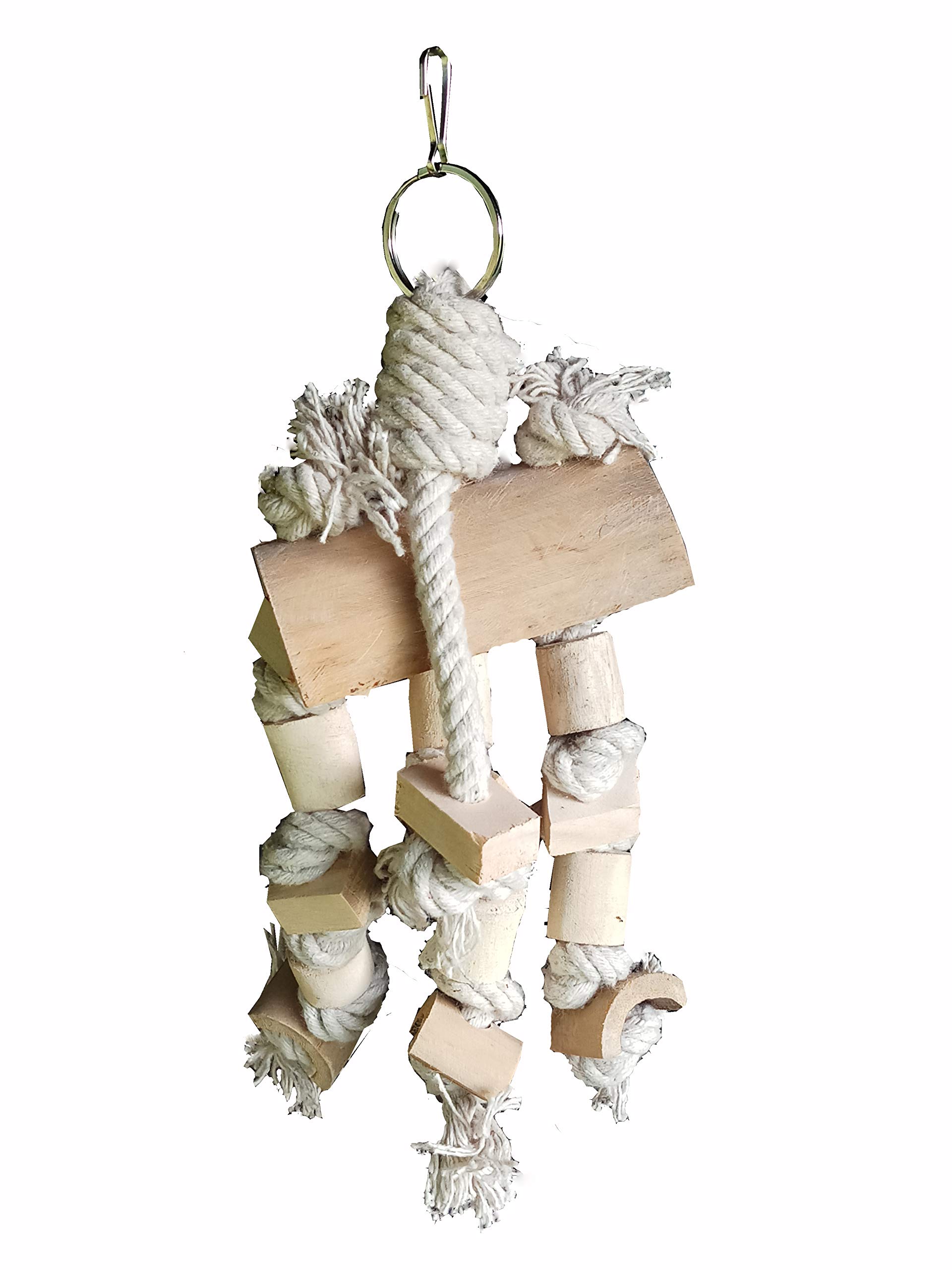 KSK Wooden Parrot Cubes Blocks Chewing Toys Parrot Knots Block Chew Toy Bird Wood Hanging Toys Medium Large Birds Conures Cockatiels African Grey Macaw Cage Accessories -Medium (B07GTWW4NR) Amazon Price History, Amazon Price Tracker