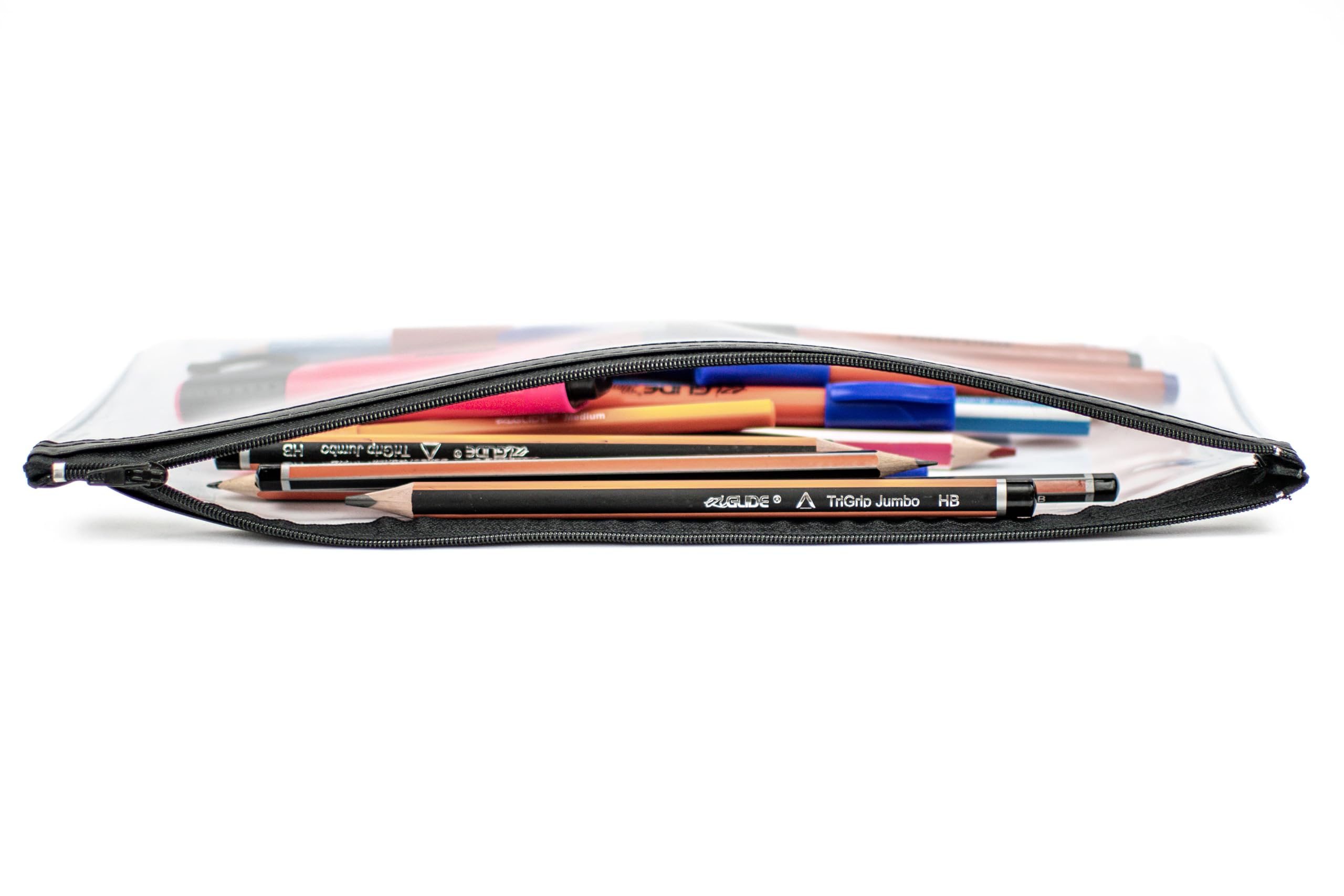 Durafile Clear Pencil case, Pack of 12 - Image 3