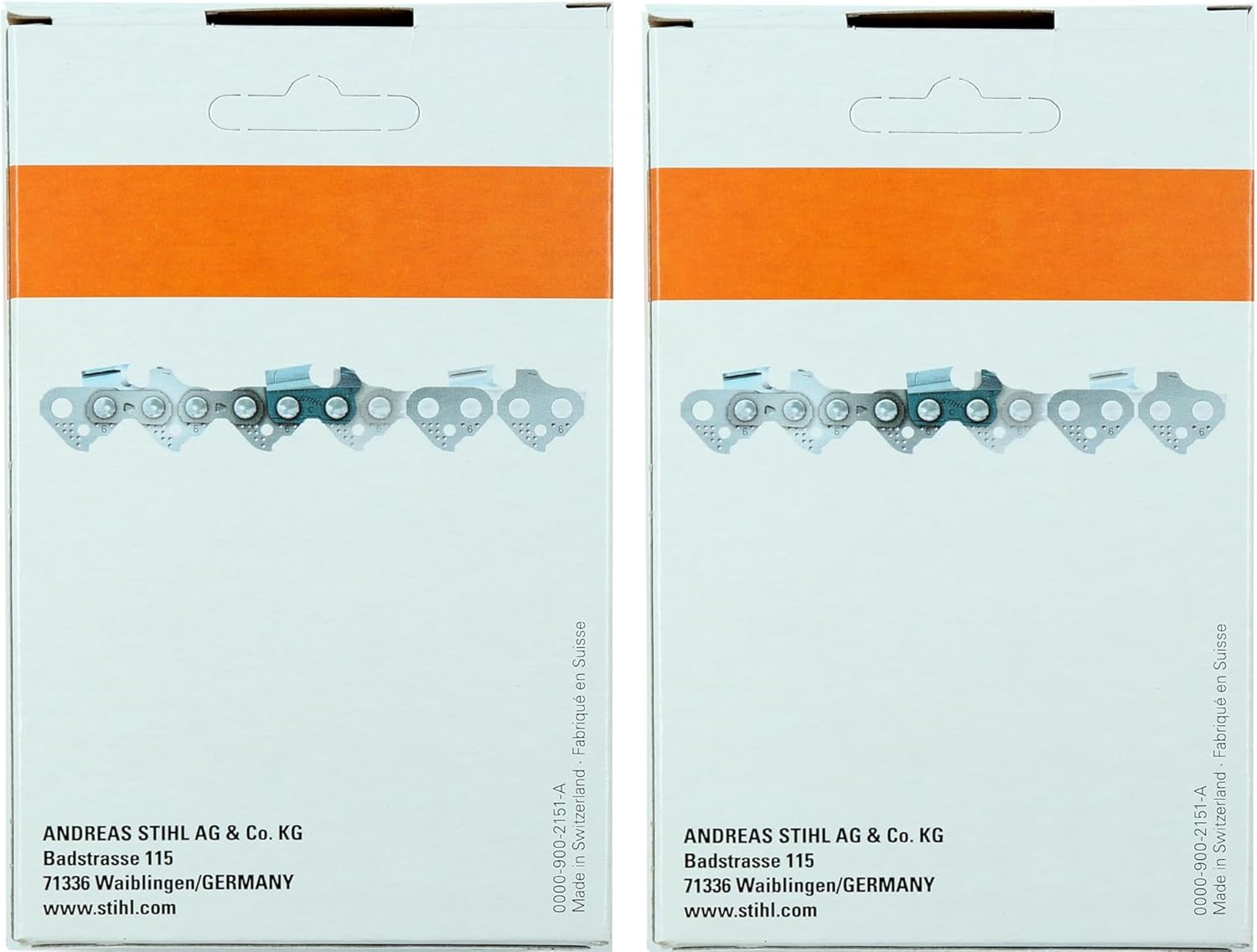 Stihl 2 Pack 26RM3 68 Drive Links Rapid Micro Chainsaw Chain 18" .325 Pitch .063 Gauge for MS 250