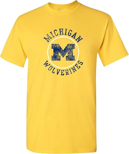 Miniatura 81 de UGP Campus Apparel AS04 - Camiseta con logotipo de círculo envejecido