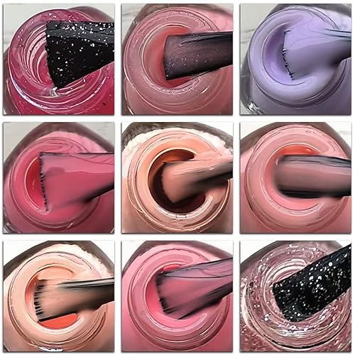 Miniatura 5 de Urchabri Esmalte de uñas, juego de esmaltes de uñas de 10 colores, esmalte de uñas de secado rápido, kit de esmalte de uñas, esmalte de uñas no