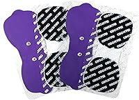 Vista 1 de Tens Unit - Almohadillas de electrodo inalámbricas, almohadillas de electrodo de repuesto con conectores estándar de 0.138 pulgadas