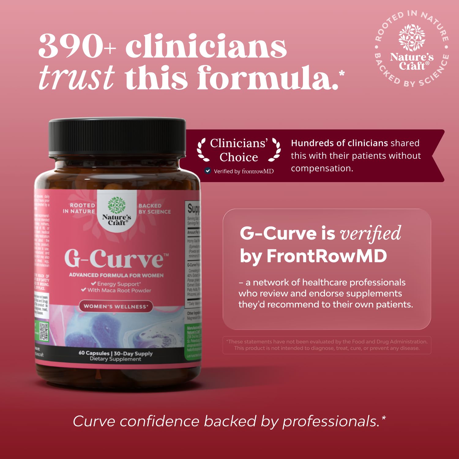 G-Curve with Maca Root - Weight Gainer for Women Pills - 60 Count — Amazon image 4
