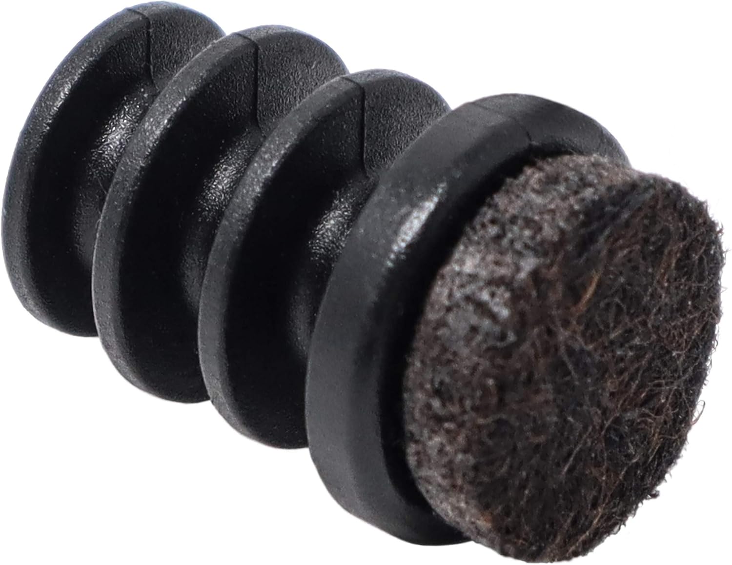 Adsamm INS-R-F-BL-18-32 INS-R-F-BL-18 32 x lamellar Plugs with Felt, Ø 18 mm, Black