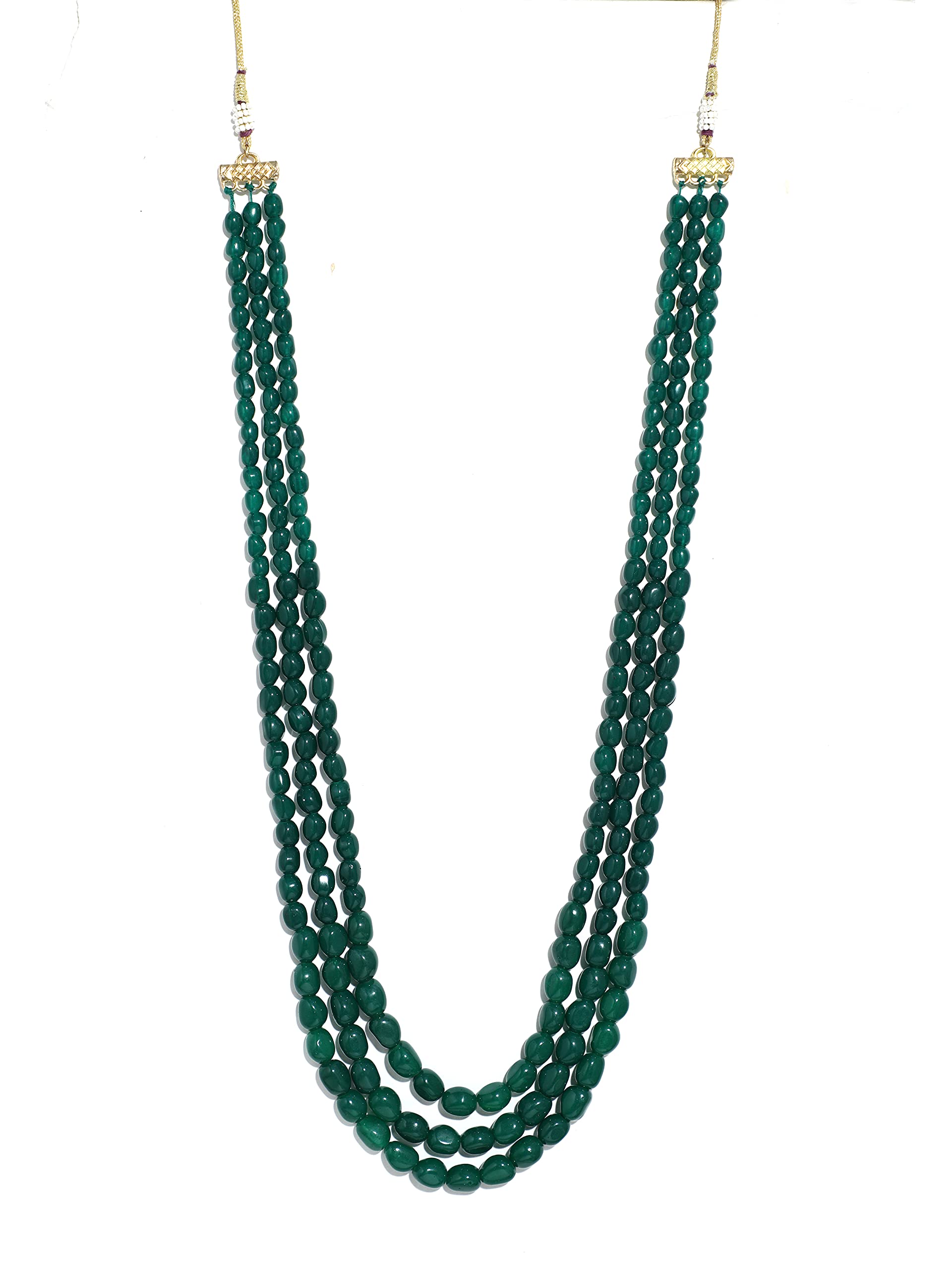 Karatcart Traditional Green Beads Maharaja Moti Mala for Men (B098K8HP9H) Amazon Price History, Amazon Price Tracker
