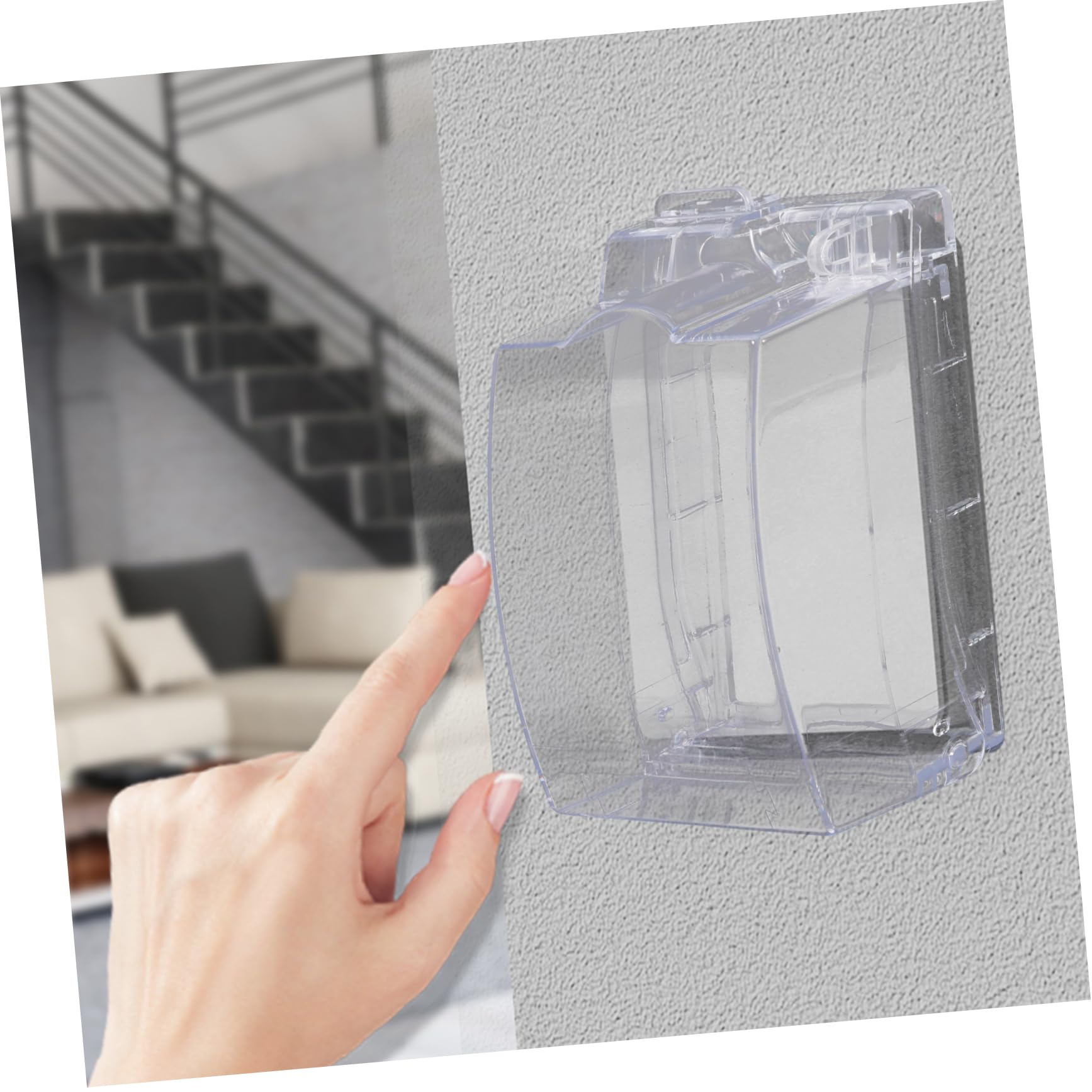 ARTIBETTER 5stücke Selbstklebende Wasserdichte Steckdose Schutzabdeckung Für Badezimmer Und Transparente Steckdosenschutz Abdeckung Gegen